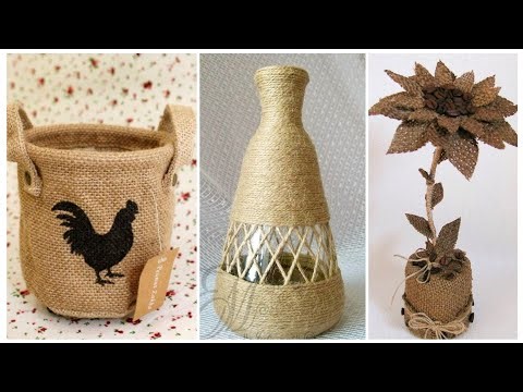 🌲Creative Burlap & Jute DIY Projects | Handmade Rustic Decoration 🌲