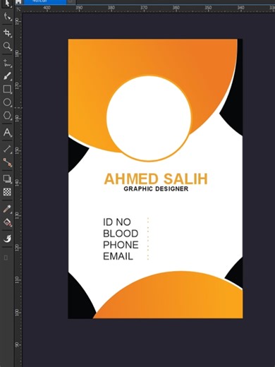 سلسلة كيفية تصميم كرت تعريفي باستخدام كوريل درو في دقيقة #coreldraw #coreldraw_tutorial #graphicdesign #carddesign