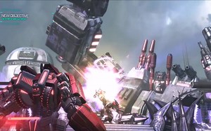 《变形金刚-赛博坦陨落》Transformers Fall of Cybertron - 猛大帅（大力士Metroplex）出场，威震天一秒变废铁