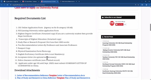 ‏‎Liaoning University CSC Silk Road Scholarship Program 2025-2026 Click Here to Get the Scholarship Detail: https://cscguideofficials.com/liaoning-university-csc-silk-road-scholarship/‎‏ الجزء ‏7‏ | CSC Guide
