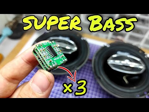 PAM8403 Powerful stereo Bass amplifier | mini 5 volt amplifier