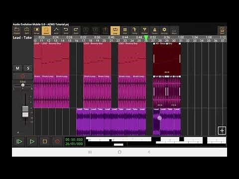Audio Evolution Mobile 5: Introduction and using the arranger screen