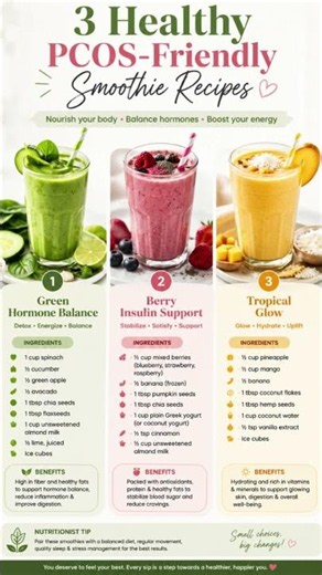 These 3 Healthy Smoothies Can Transform Your Morning 🥤✨