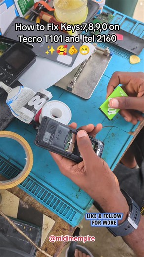 Fix Dead Keys 7 8 9 0 on Tecno T101 & Itel 2160