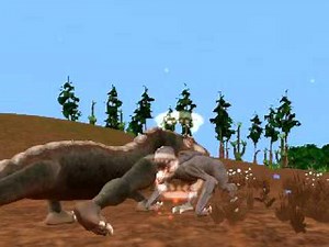 Spore Primeval Gorgonopsid VS Future predator