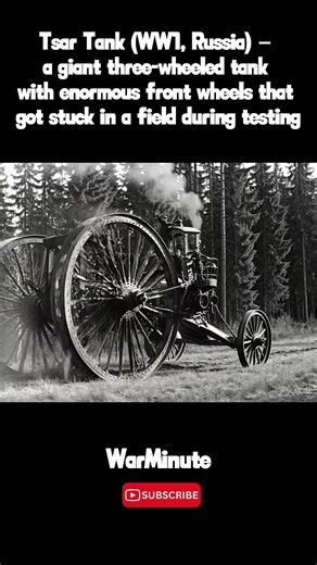 Russia Built a Tank That Immediately Failed #ww1 #tanks