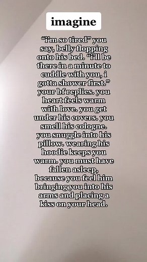 Imagine Cute Scenarios with Your Boyfriend