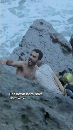Patrick falls off a cliff 😱 | The Island With Bear Grylls