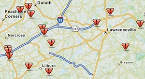 Roadwork Going on in Gwinnett County