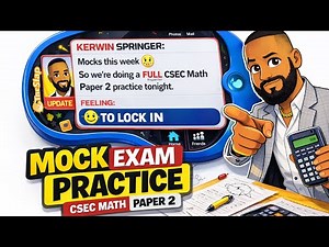 CSEC MATH Mock Exams 2026