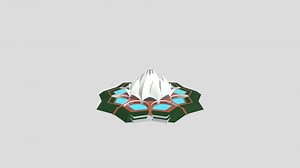 Lotus Temple - 3D model by ExtraVision