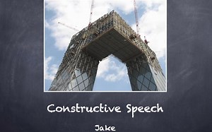 NSDA & NHSDLC Debate Tutorial Three: Constructive Speech