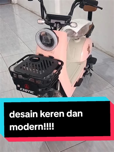 Sepeda Listrik Keren dan Modern di Pacific Marelan Medan
