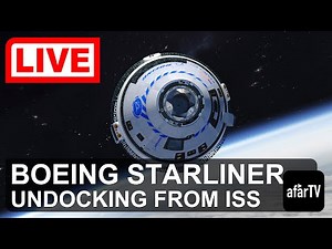 Undocking of the Boeing/NASA Starliner from the International Space Station