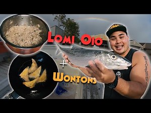 Ono Lomi Oio (BoneFish) & Wontons! +Opihi - Clean and Cook Fishing Hawaii