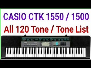 Casio Ctk 1550 / Ctk 1500 Piano Indian Tones | Tone List | Demo | Unboxing | Review | Tutorial Songs
