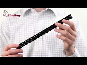 Black Plastic Binding Comb