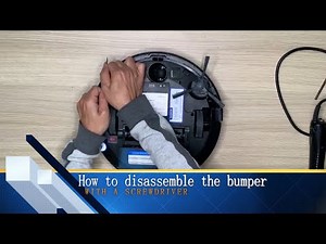 How to disassemble the bumper? | Coredy robotic vacuum cleaner guideline for removing and replacing