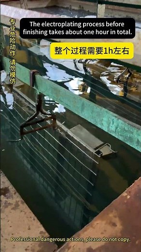Satisfying Galvanizing Process: 1-Hour Precision Zinc Plating! #shorts