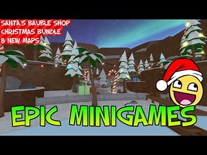 🔴 LIVE! Epic Minigames Christmas Update! Grinding Baubles in Roblox!
