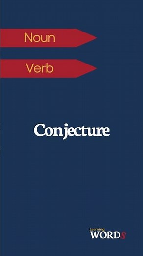 Conjecture | An opinion formed on incomplete information