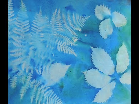 Sun Printing On Fabric