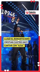 ❤️ #Teletón2025| Azul, y es que este amor es azul como el mar...🎤 Cristian Castro hizo corear a todo el Teatro Teletón con su icónica canción "Azul". | Meganoticias