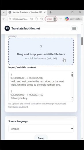 No Software Subtitle Translation