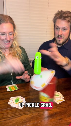 Get the latest from Exploding Kittens: Pickle Grab! This game is super fast-paced, chaotic, and loads of fun! It’s the perfect game to bring around with friends this winter!