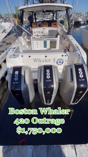 Discover the Boston Whaler 420 Outrage - 2023 Flagship Model