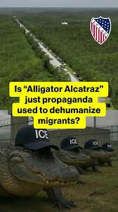 “Alligator Alcatraz” isn’t just a detention center, it’s a propaganda stunt. Using AI-generated alligator guards and merch mocking migrants, Republicans have transformed the cruel Everglades facility into a spectacle. Don’t be fooled, this isn’t about security, it’s about expanding the administration’s cruel practices. #AlligatorAlcatraz #EndDehumanization #ImmigrantRights #LULAC | LULAC