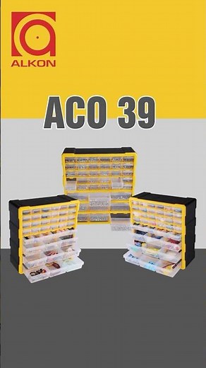 Component Organiser with 39 Drawers I Alkon Organiser I Small parts storage I Made In India