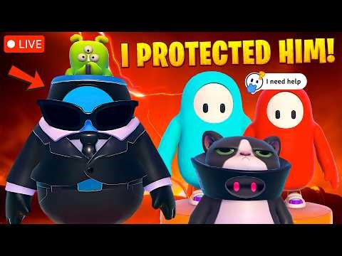 Fall Guys BUT Playing As a Bodyguard in Customs!