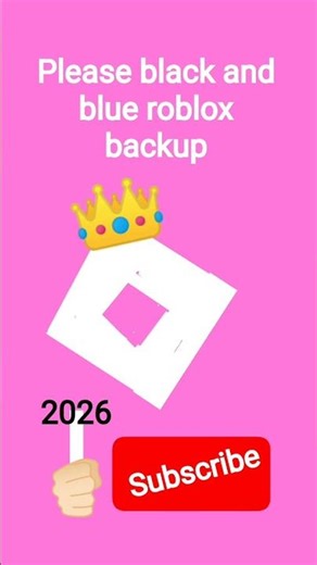 please blue and black roblox backup