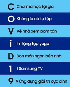 1.1K views · 1.3K reactions | Hãy cùng giải nghĩa Covid-19 qua lăng kính Samsung TV để giữ cho mình cái nhìn tích cực giữa "mùa cố thủ". #SamsungTV | Samsung | Facebook