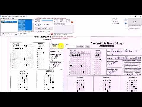 How to Read Sheets and get Results in Addmen OMR Answer Sheet Checker Software?