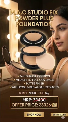 M.A.C Studio Fix Powder Plus Foundation #luxurymakeupdeals #sale #offer #shorts #viral