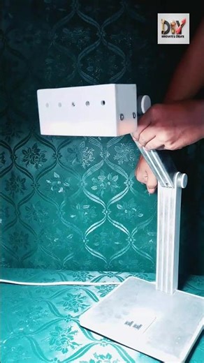 Smart DIY Adjustable Light Stand 💡 | Aesthetic Desk Setup #tablelamp #desksetup #diyprojects #short