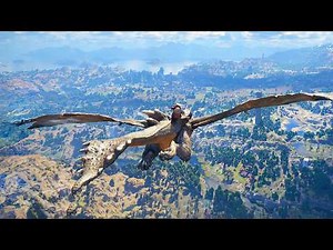 Crimson Desert - Blackstar Dragon Mount Flying Gameplay