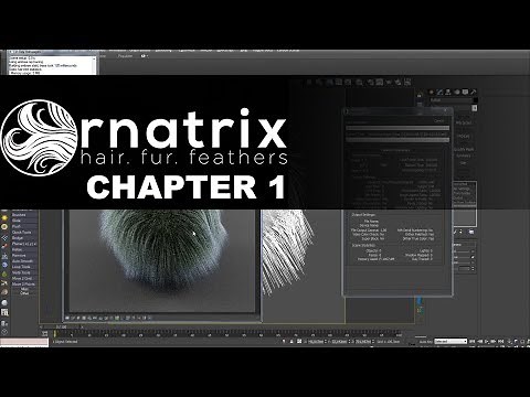 Ornatrix plugin. 3ds Max tutorial. Chapter 1.