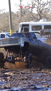 Square Body Chevy Having Fun in the Mud! #mudtruck #megatruck #offroad #mudding #ClassicChevy | Moto Doggo