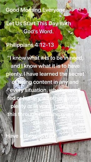 Start Your Day With God’s word // “Philippians 4:12-13 // #TheBible #christianmotivation