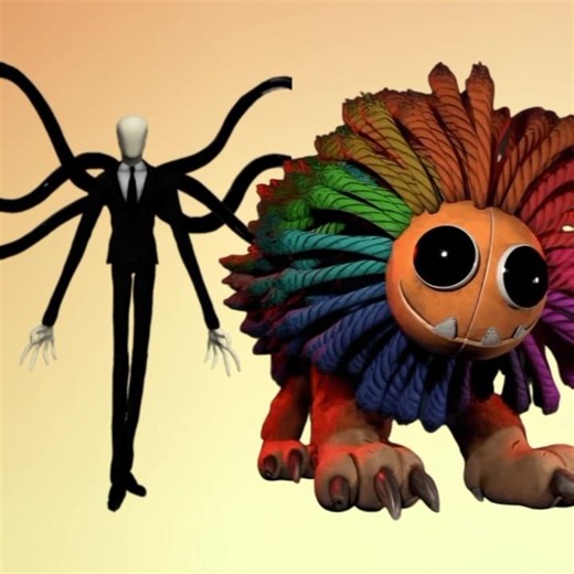 Slenderman vs Poppy Playtime #shorts #poppyplaytimechapter3 #slenderman #fyp
