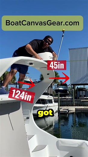 How to Measure a Custom Boat Top from a Radar Arch