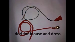 How to make beautiful and thin dori for blouse and dress