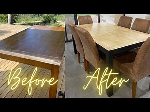 How to Make an old table new! Hampton's Style