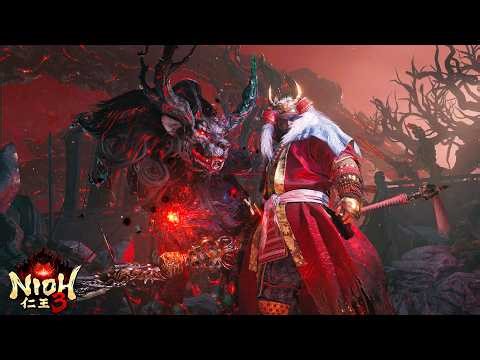 Takdeda Shingen Boss Fight & Cutscenes | A Fiery Encounter | Nioh 3