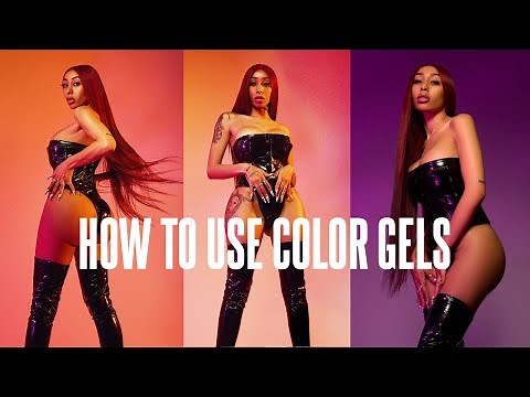 How to Use Color Gels | Photography Studio Lighting Techniques