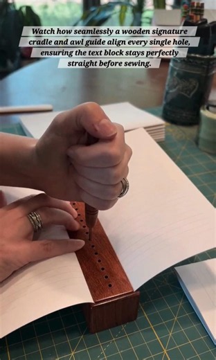 ​Mastering the Bookbinding Punching Cradle: Perfect Signature Holes Every Time