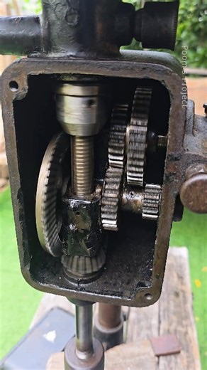 161K views · 1.8K reactions | Vintage hand operated bench drill press #tools | Poom's Project | Facebook